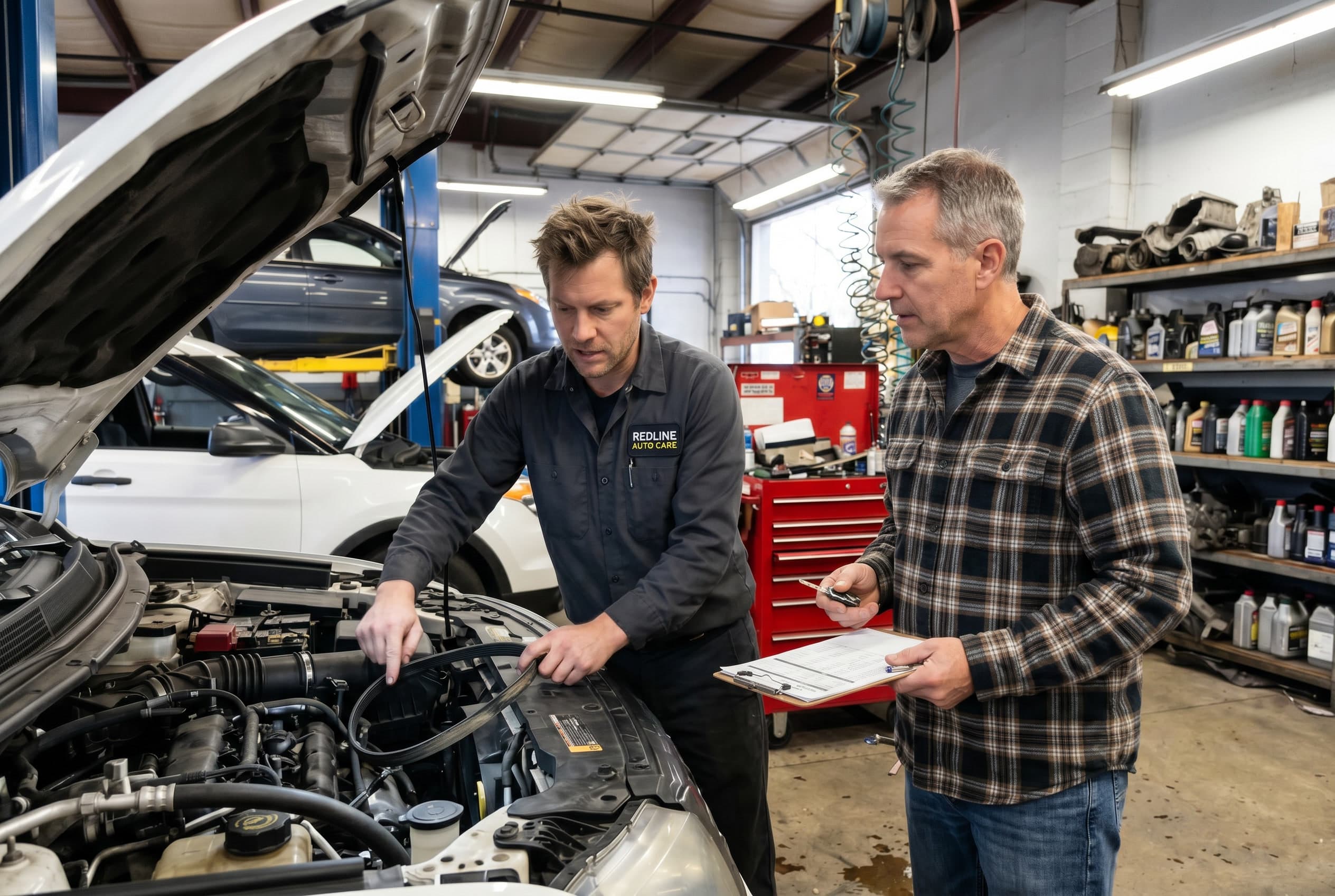 Redline Auto Care shop or technician